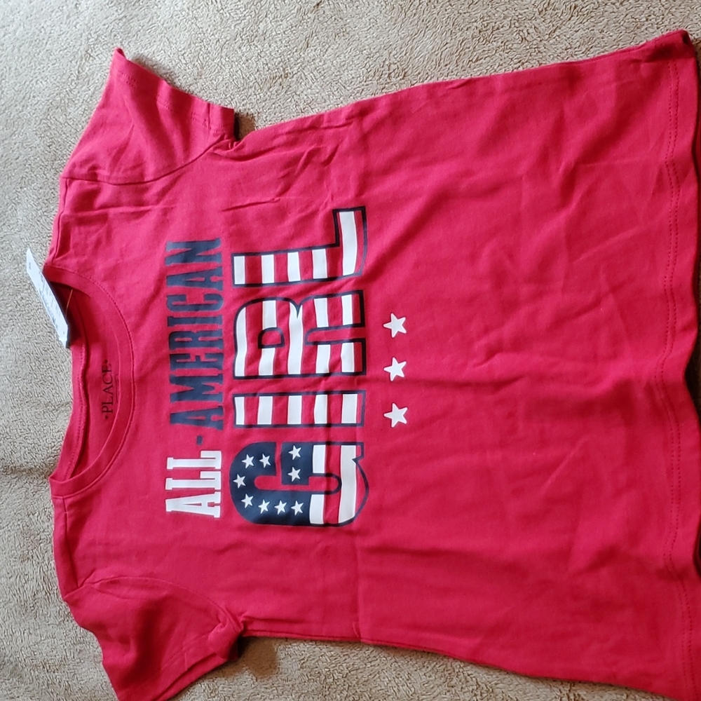 All American Girl/patriotic t-shirt